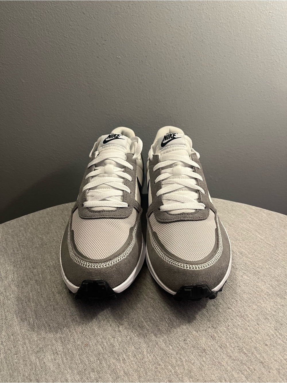 Nike Waffle Nav Phantom Black Flat Pewter White Men's Shoe Size 10 FJ4195-003 - Picture 3 of 12